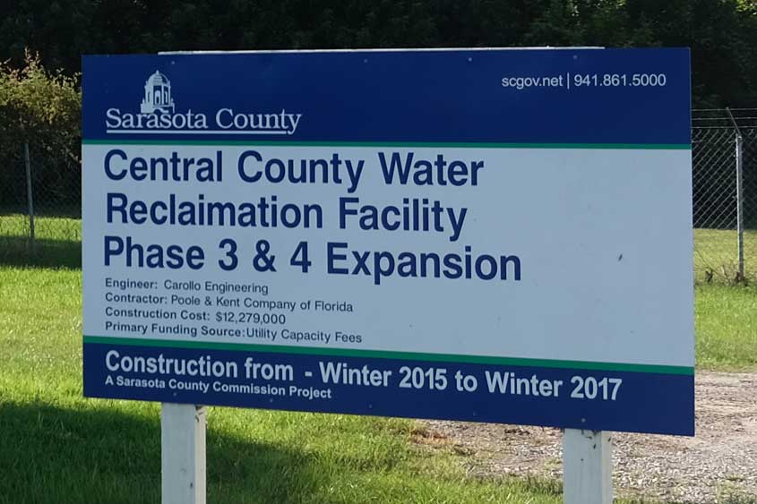 Sarasota County Water Reclaimation Facility